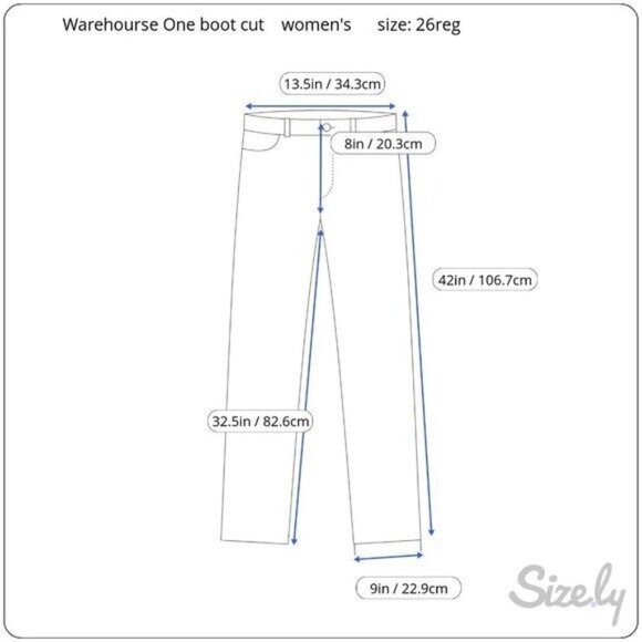 Warehouse One Contour Boot Cut Jeans - Picture 7 of 7
